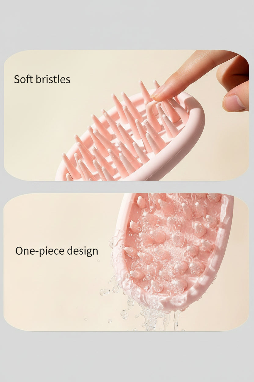 Shampoo Scrubber — Zacht Masseren & Wassen in één Beweging