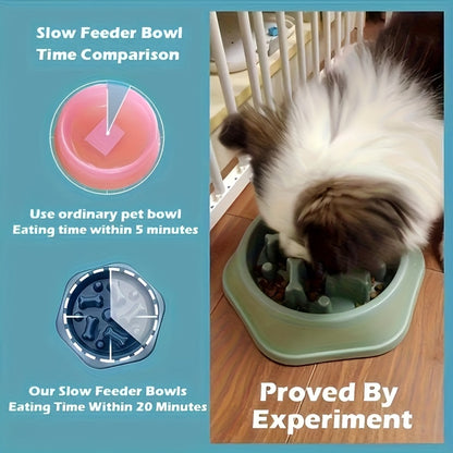 Slow Feeder Kom — Voorkom Schrokken & Bevorder Gezond Eten