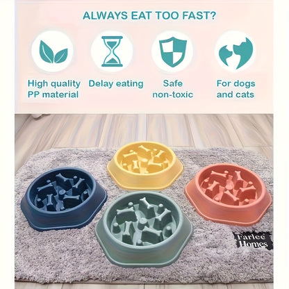 Slow Feeder Kom — Voorkom Schrokken & Bevorder Gezond Eten